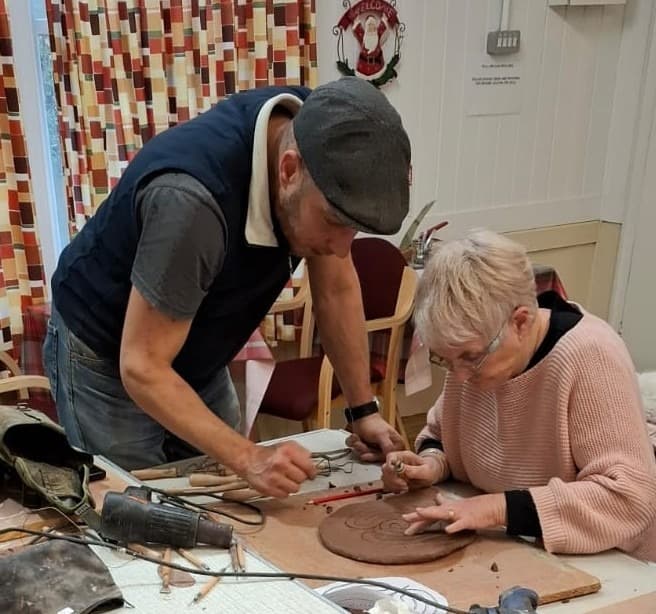 group ceramic artists collaborating